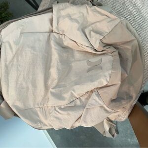 Hurley Light Tan Backpack with Logo